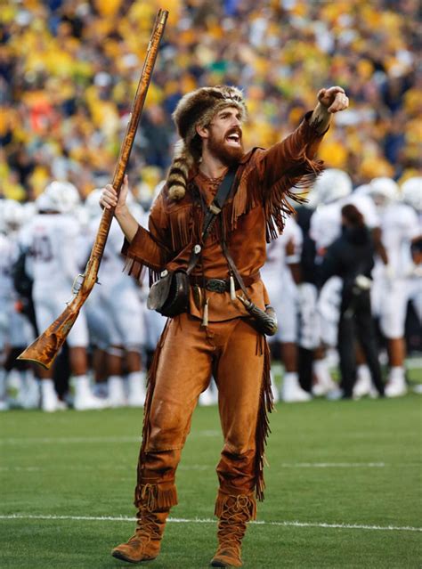 Wvu mountaineer mascot - Nov 21, 2022 · The Mountaineer Mascot Mary Roush pumps up the crowd against TCU on Oct. 29, 2022 at Milan Puskar Stadium in Morgantown, West Virginia. WVU’s Mountaineer mascot is the winner of the award for “Best College Live Human Program,” in the 2022 National Mascot Hall of Fame awards. "It’s such an honor to wear the buckskins every day and to now ... 